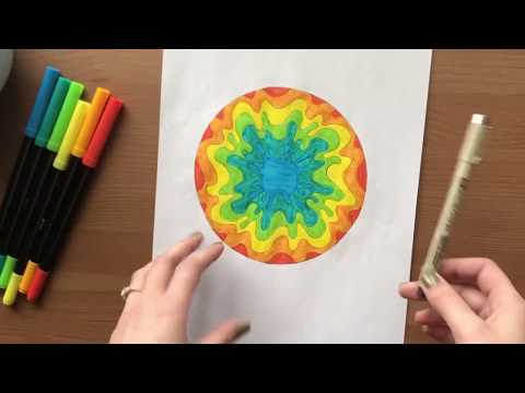 Cara: SPLAT! Radial simetri Desain