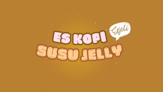 How to make 'es kopi susu jelly khas Lampung'