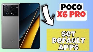 Set Default Apps POCO X6 Pro || How to set default apps || Default apps options settings