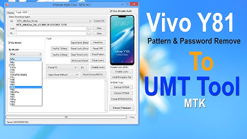 Vivo Y81 1808 Pattern & Password Remove to UMT.