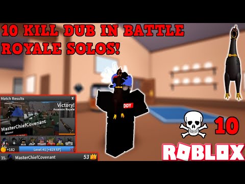 Getting An Assassin With Royale Roblox Assassin Br Solo 10 Kill Win Evil Chicken Gameplay Youtube - video search for roblox win