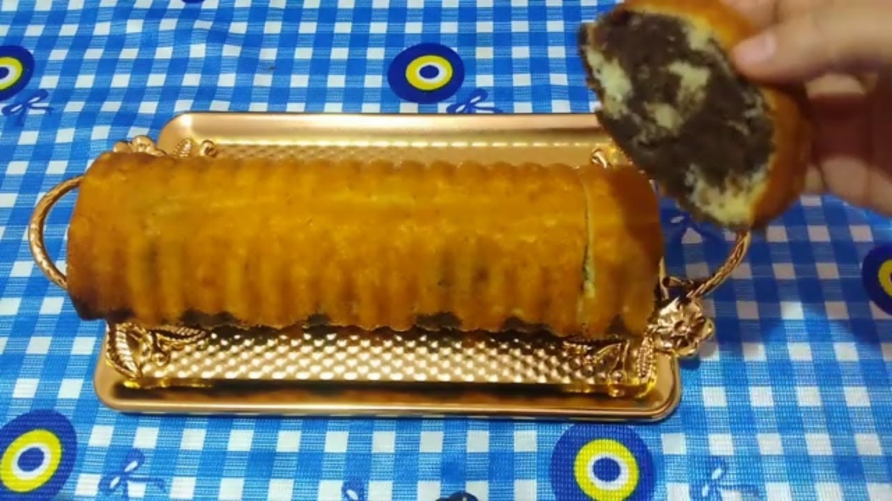 İKİ RENKLİ KEK KABARMAYAN KEK KALMAYACAK(KAKAOLU KEK) YouTube