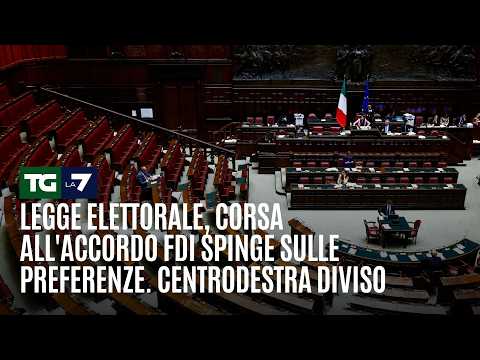 Video Legge elettorale, corsa all'accordo FdI spinge sulle preferenze. centrodestra diviso
