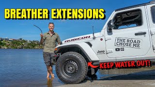 DIY Breather Hose Extensions for Jeep Wrangler / Gladiator