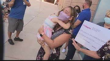 Chandler kindergarten teacher gets special surprise