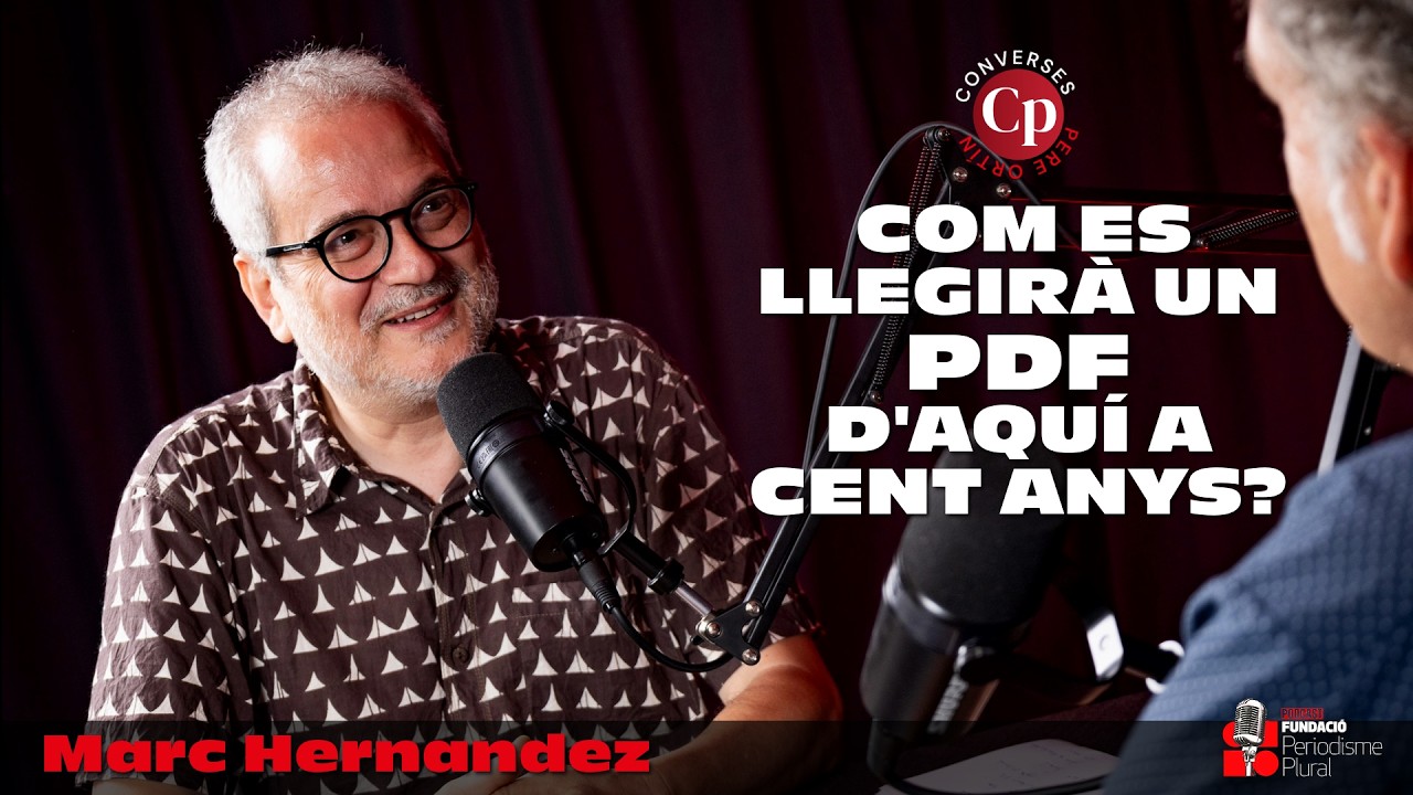 Com es llegirà un PDF d'aquí a cent anys?Una conversa amb Marc Hernandez Güell, tecnòleg