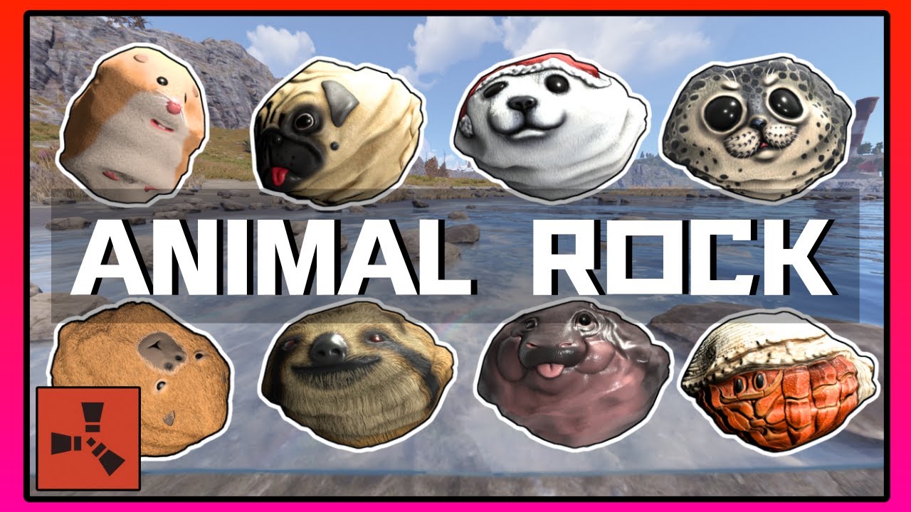 Rust Rocker Skins Rust Skins – Animal Rock Skins Showcase - YouTube
