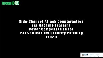 First machine learning protection against side-channel attacks for post-silicon security patch