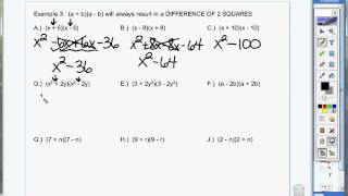 6.6 Example 3  Multiply special polynomials