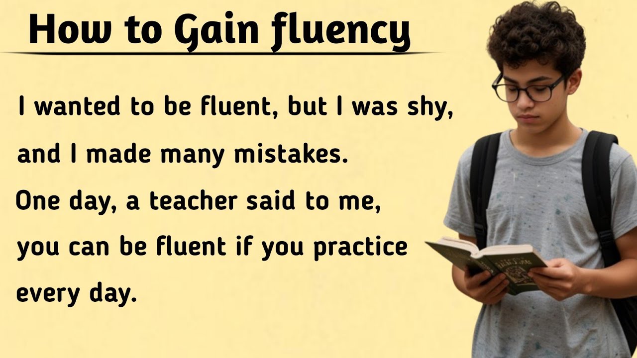 How to gain fluency in English । Improve Your English | Learn English ...