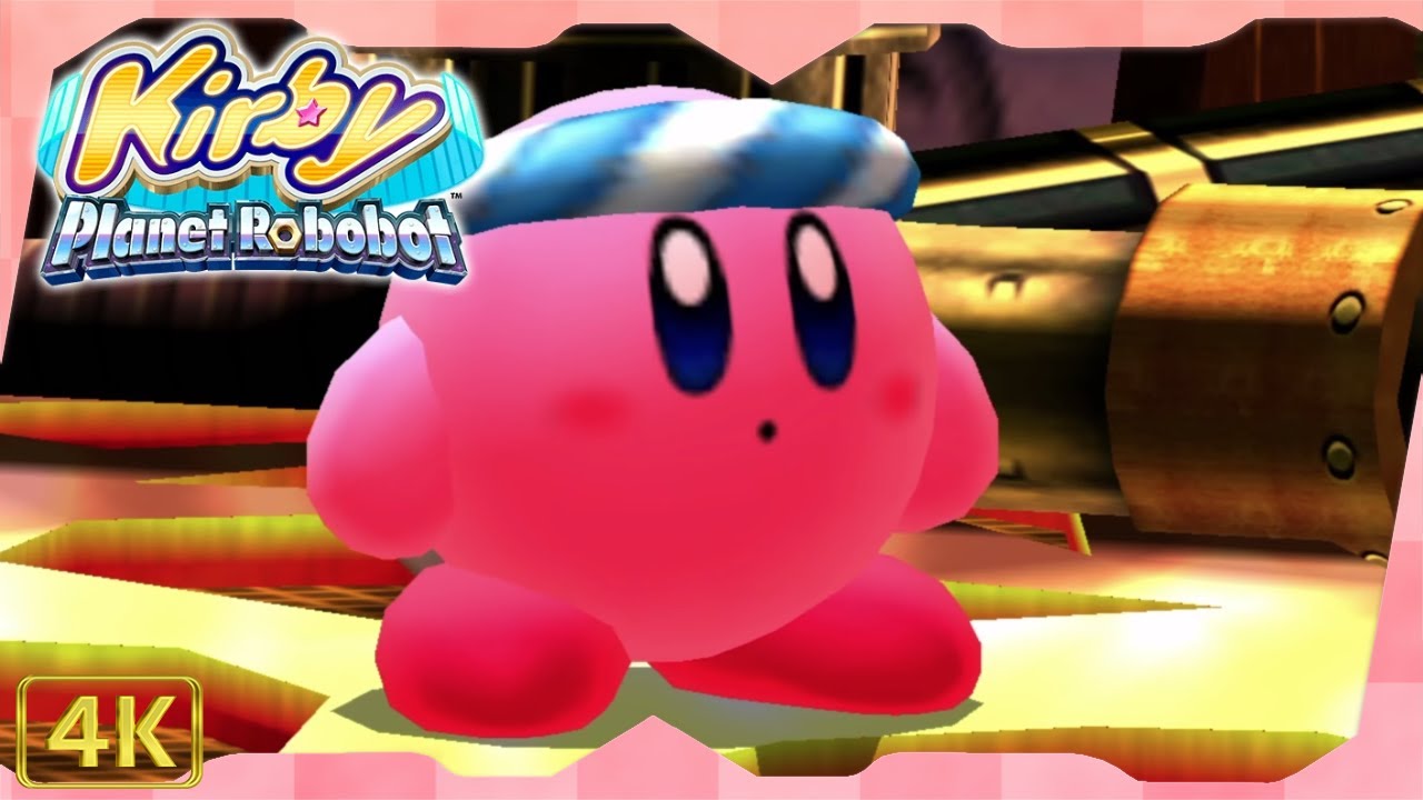 Kirby Robobot for 3DS ⁴ᴷ Level 4 (All Code Cubes & Rare