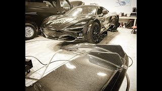 Installing a Vorsteiner kit on a Maclaren 720S