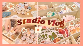 Studio Vlog ✿17: Taking Inventory, Shop Restock & Prepping for Inktober~