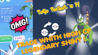 Shiny Pokemon Legendary Trade Trade With Monster Cp Tornadus Shiny Good ? Or Not ? Pokemon Go
