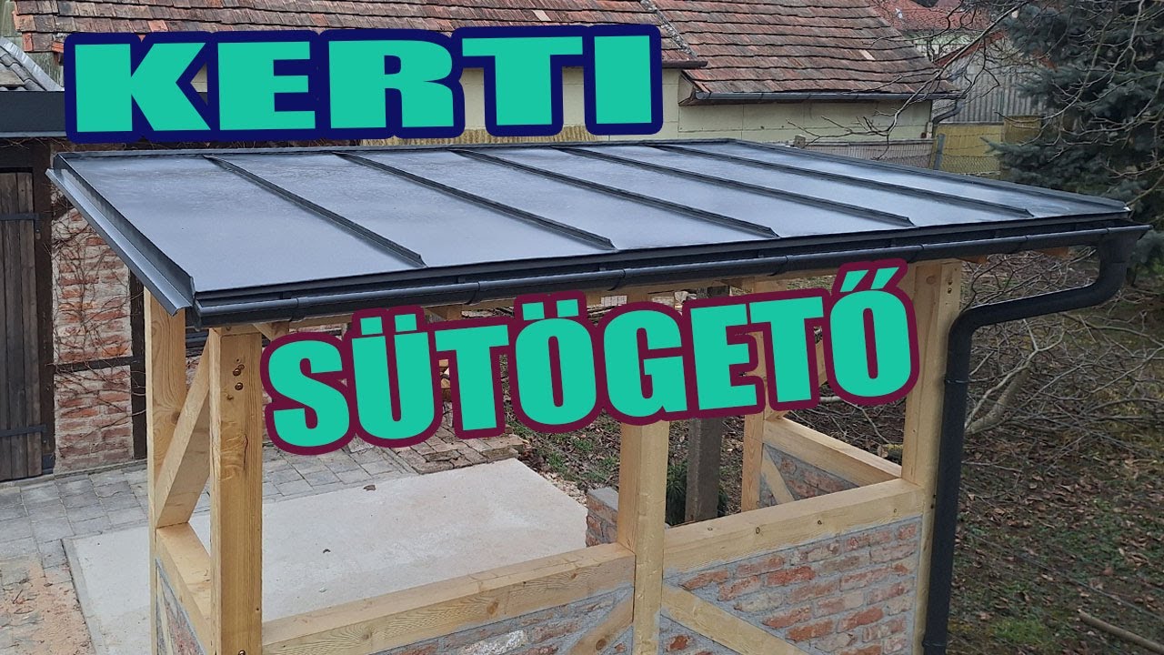 Kerti sütögető fedése