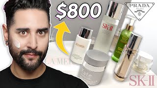 My Month Long Experiment With Luxury Skincare  $800 Skincare Routine  James Welsh