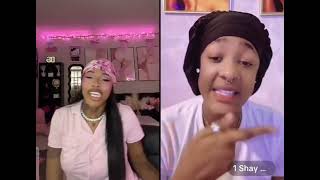 DAWN AND IVANY ON LIVE DAWN ADD DESTINY THEN VANY ADD SHAY AND THE SHOW DAWN START 