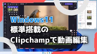 【Windows11】標準搭載のClipchampで動画編集