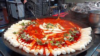 Amazing Tteokbokki and Fried Foods! Customers flock in from the morning  Korean street food