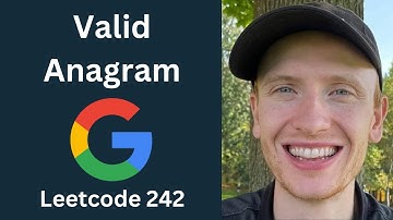 Valid Anagram - Leetcode 242 - Hashmaps & Sets (Python)