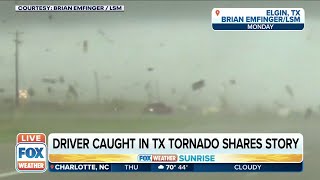 Teen Driver Caught Driving Red Truck In Texas Tornado Shares His Story