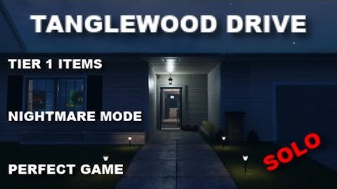 Phasmophobia - Tanglewood Drive - PERFECT GAME - Tier 1 Items - Nightmare Mode - (No Commentary)