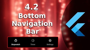 4.2) Building a Bottom Navigation Bar | BottomNavigationBar | The Complete (FREE) Flutter Course