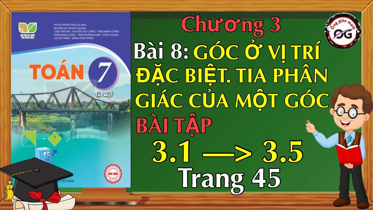 Toán lớp 7 Bài 3.1, 3.2, 3.3, 3.4, 3.5 trang 45 - Kết... - youtube