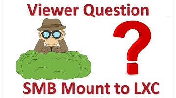 SMB Blind Mount LXC Proxmox