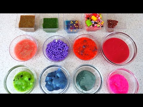 Mixing MINI Old Slimes Into One Slime | Slime Smoothie- Satisfying Slime Video