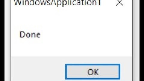 How do you use msg box(message box) in Visual studio 2010 simple way