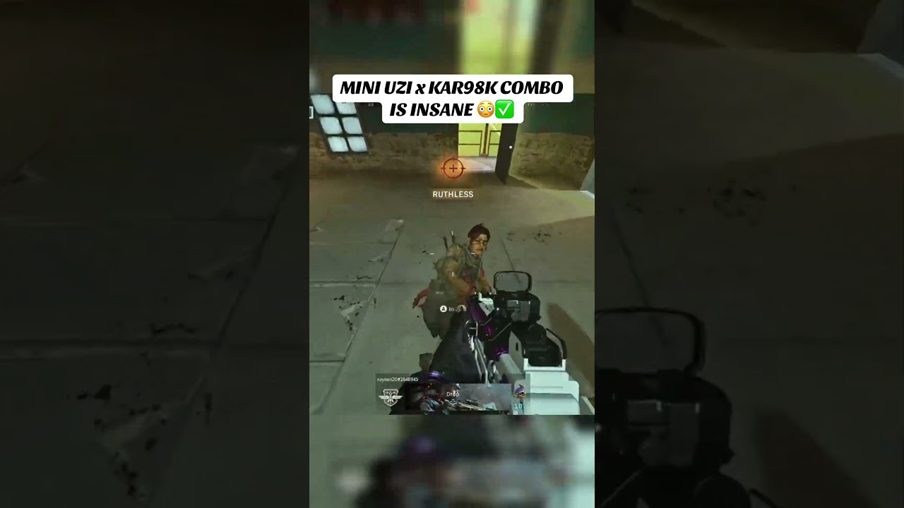 КОМБИНАЦИЯ MINI UZI x KAR98K 😳 VPN В БИОГРАФИИ 