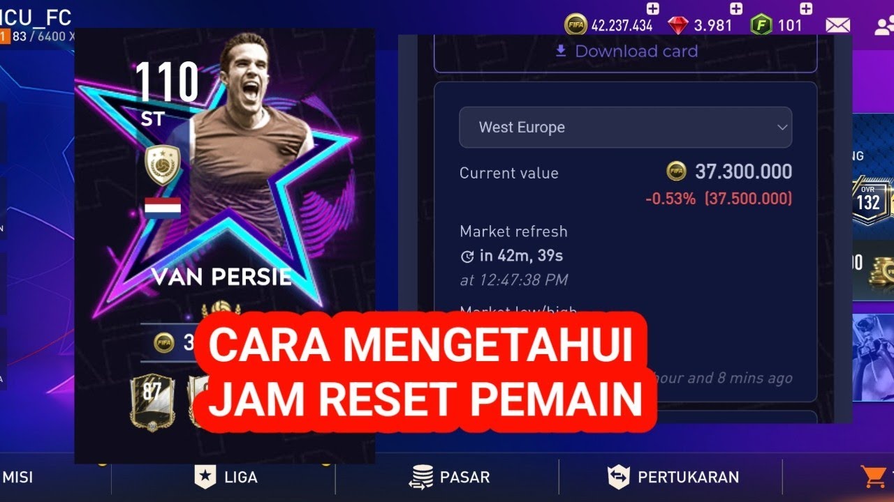TUTORIAL cara mengetahui jam reset pemain - YouTube