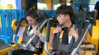 Zhao li ying and Kriss wu rollercoaster ride on 72 floors of mystery