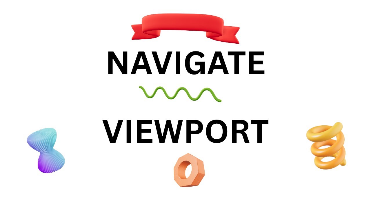 How to Navigate the 3D Viewport in Blender - YouTube