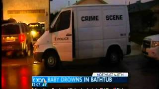 Baby drowns in bathtub