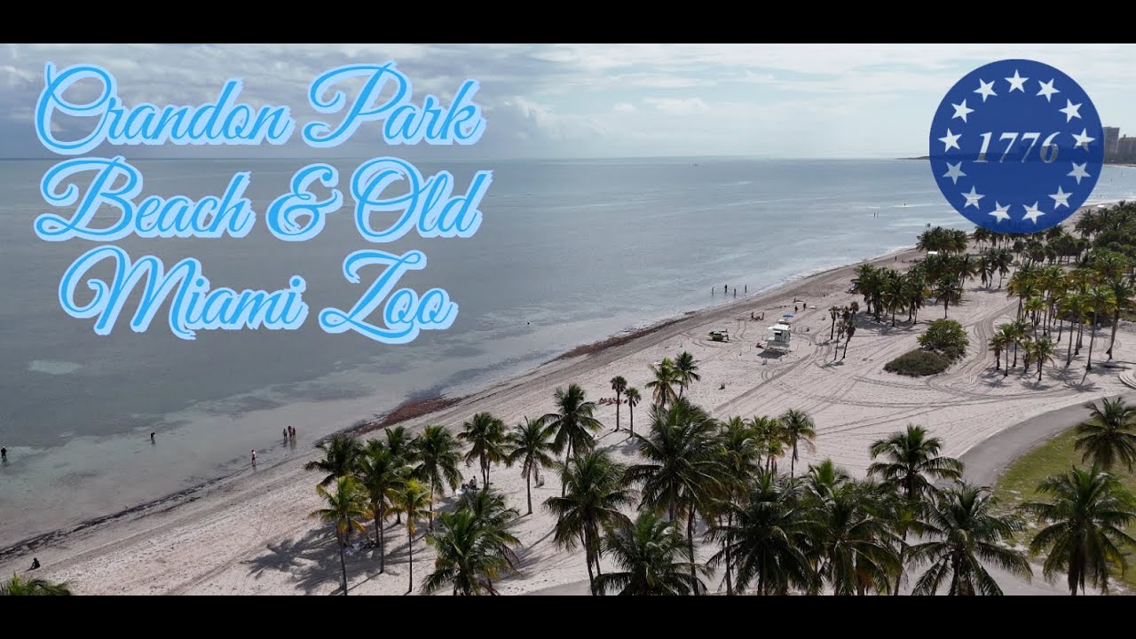 Crandon Beach Park, and Old Miami Zoo, Key Biscayne, Miami Dade, Florida
