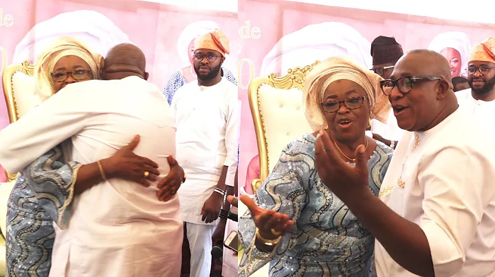 LOVELY MOMENT: ADEBAYO SALAMI DANCE WITH HIS WIFE AS HE CELEBRATES HER ON HER 70TH BIRTHDAY