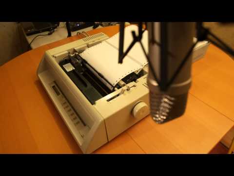 DOT MATRIX FIGHTERS - EVERLONG on a PRINTER [HD]