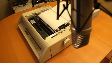 DOT MATRIX FIGHTERS - EVERLONG on a PRINTER [HD]