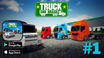 Truck Sim Brasil - Gameplay Walkthrough (Android, iOS) | #jerryisgaming #1