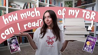 How much of my TBR can I read in a week?! 📚 *reading vlog*