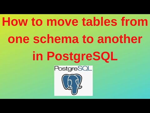 55. PostgreSQL DBA: How to move tables from one schema to another in PostgreSQL