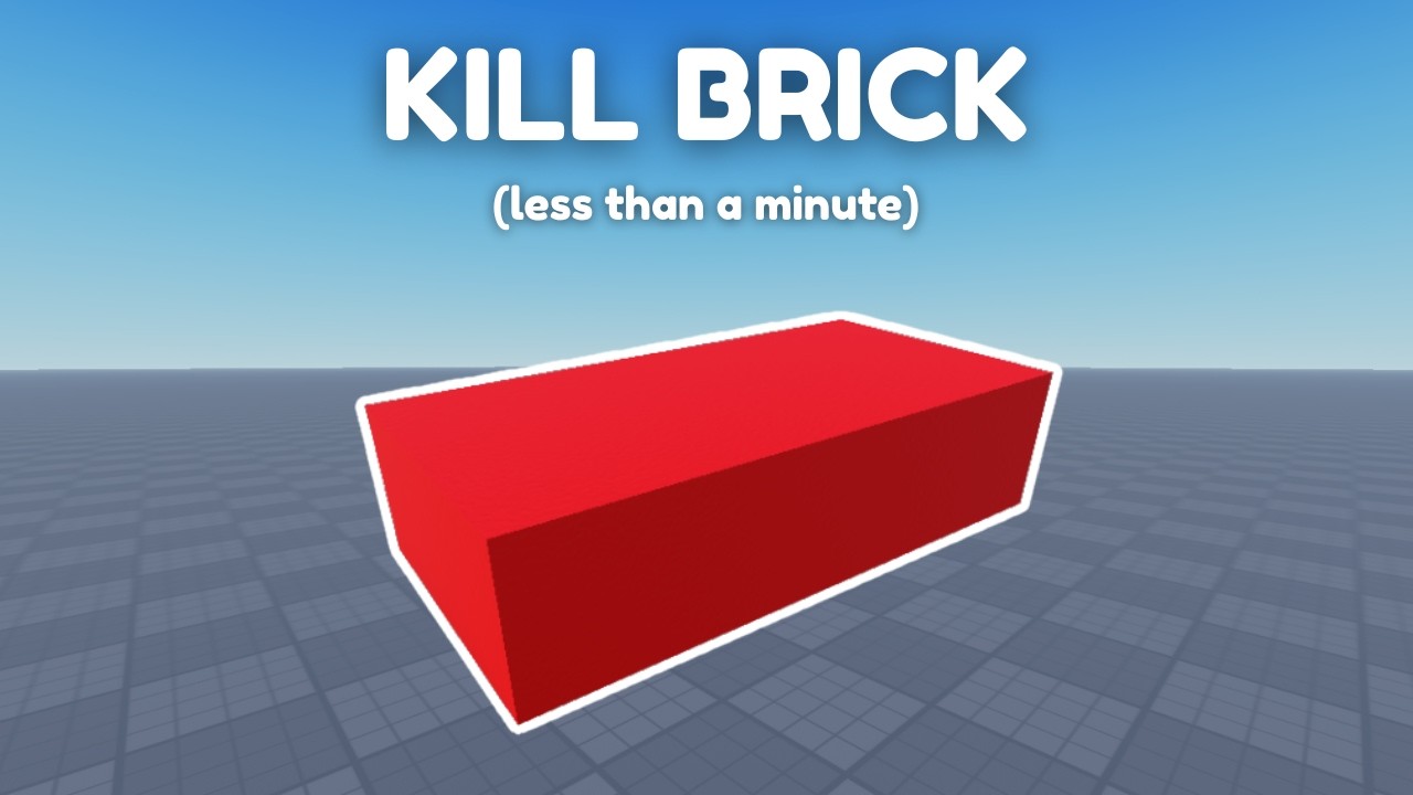 How To Make A KILL BRICK In Roblox Studio 2026 YouTube 