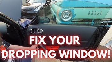 RESET YOUR DROPPING WINDOW! (350Z/G35) +Plus Speaker Install