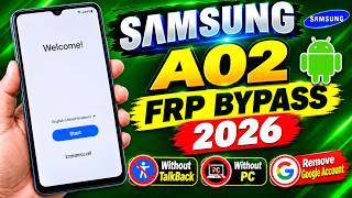 New Trick 2026 | Samsung A02 FRP Bypass | Android 10/11/12 No PC Needed | New Security Update 2026