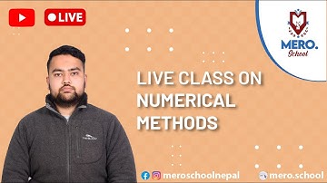 Numerical Methods | Relaxation Method | Past Question |Mero School Live
