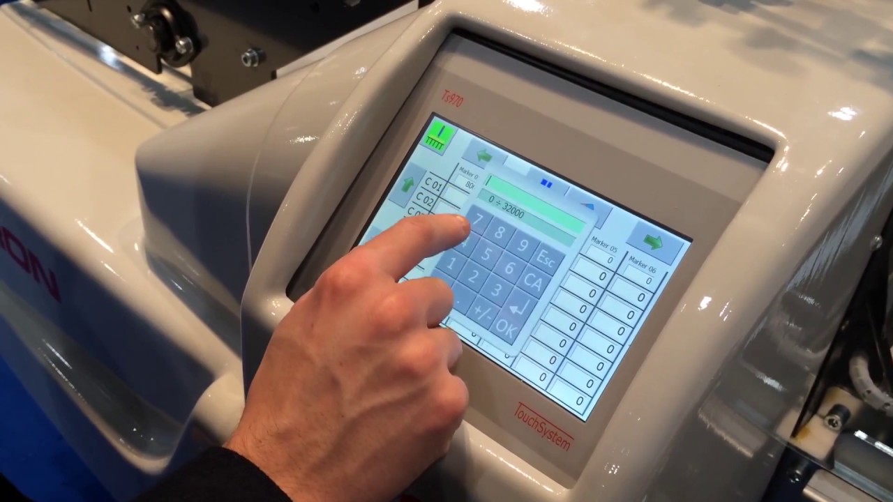 Automatic fabric spreading machine CARON FLASH - YouTube