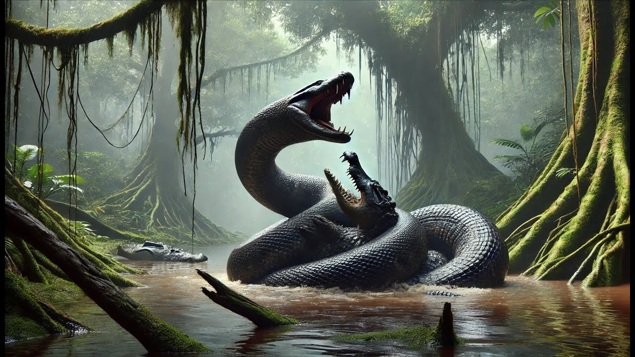 MOTHER CROCODILE EATEN BY PYTHON, BABY WHITE CROCODILE LUCKILY SAVED ...