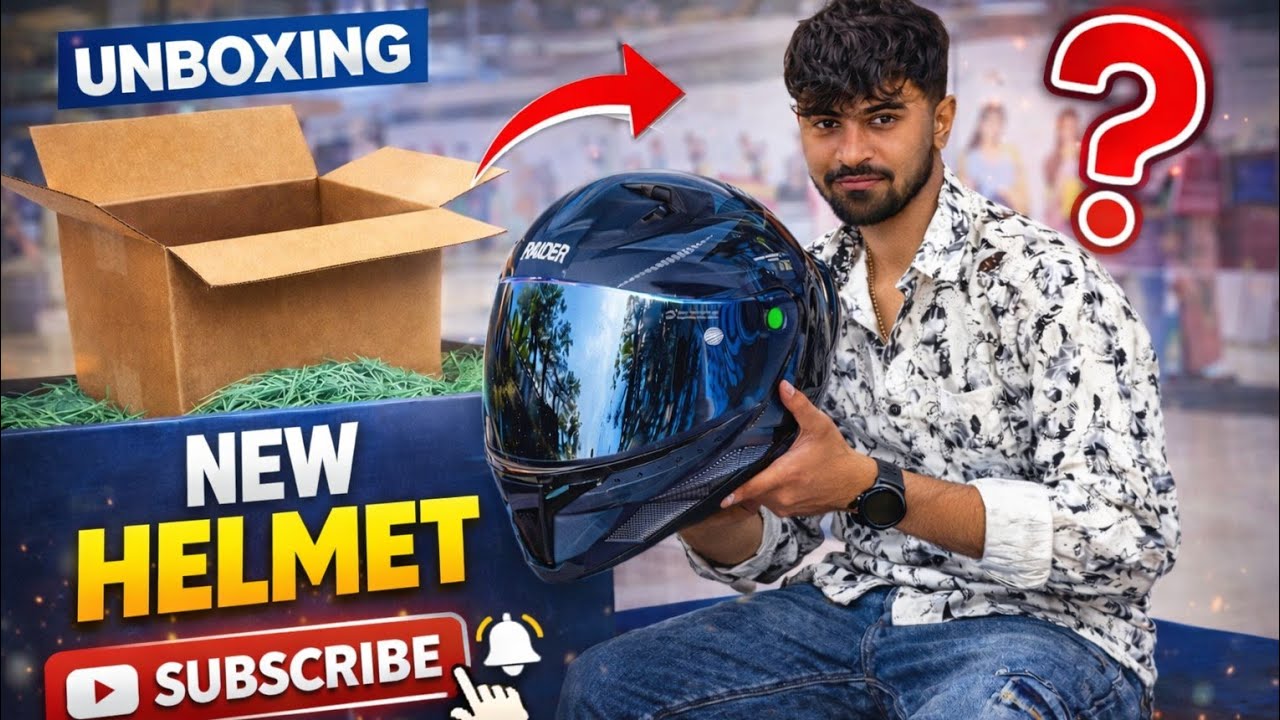 New Bike Coming 😍 | Stylish Helmet Unboxing | Big Surprise, Bike Bas Aane Wali Hai 😍 | Unboxing Vlog